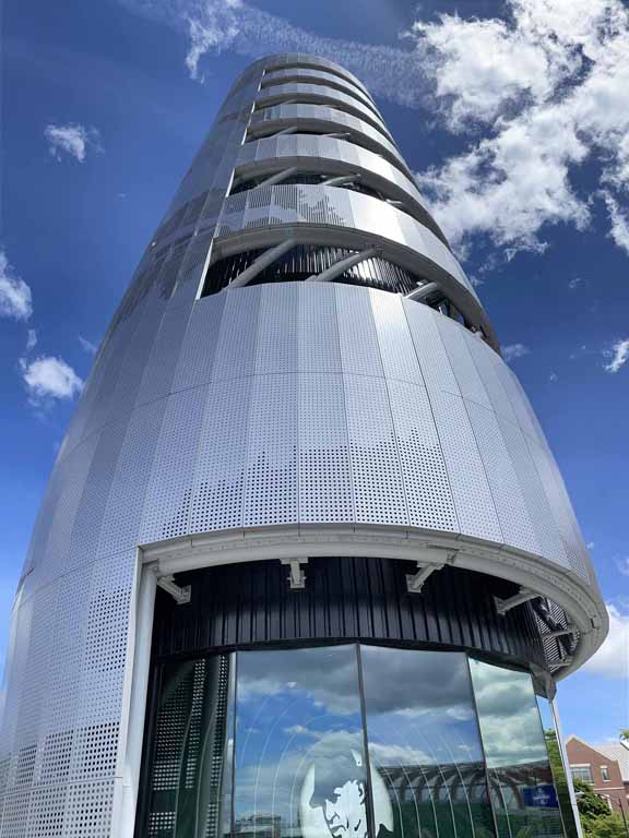 Hayward Field University of Oregon Curved Steel Tower